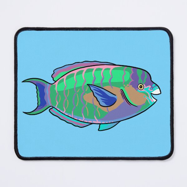 Item preview, Festive Parrotfish designed and sold by DinoDoggie.