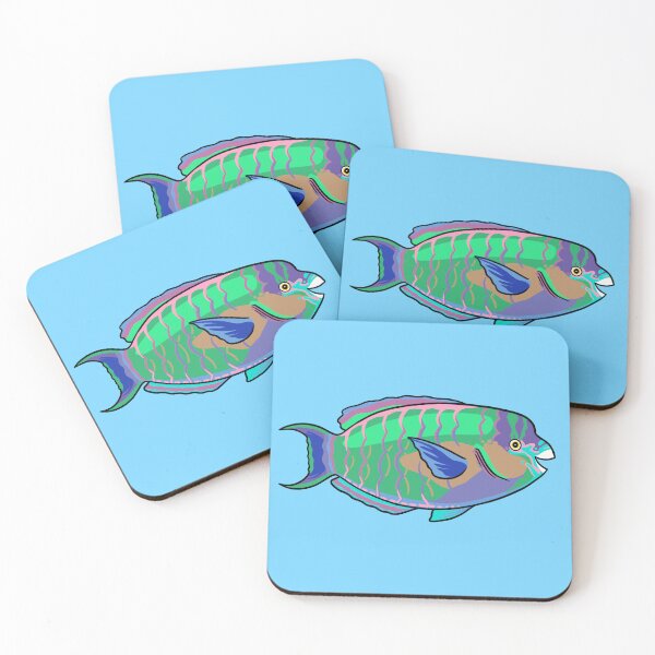 Item preview, Festive Parrotfish designed and sold by DinoDoggie.