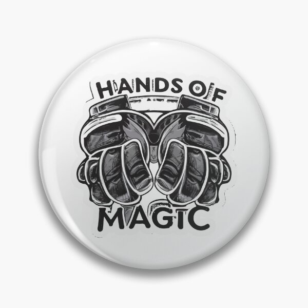 Item preview, Hyperrealistic Hockey Gloves - Hands of Magic Illustration designed and sold by NiftyWrx.