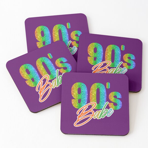 Item preview, 90's Babe in Rainbow designed and sold by MY COLORING DRAW.