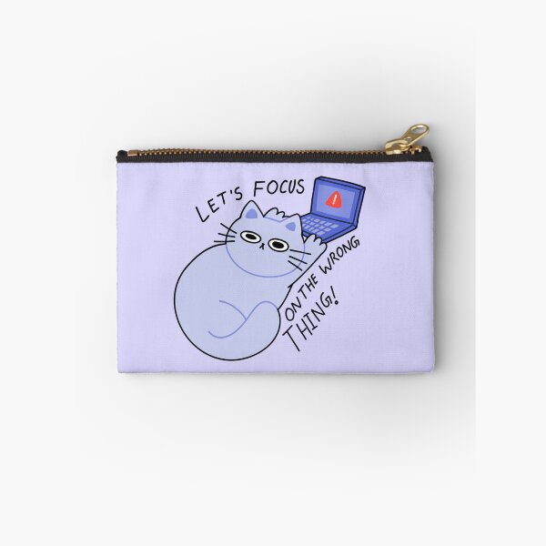 Item preview, Let's focus on wrong things funny cat  designed and sold by Kawabijutsu21.