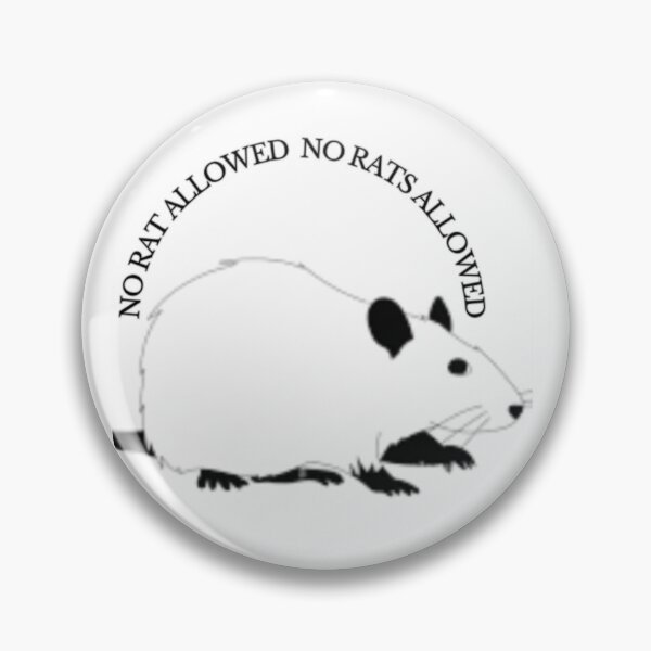 Item preview, UNIT 713, no rats allowed,  white 1 designed and sold by Unit713-Shop.