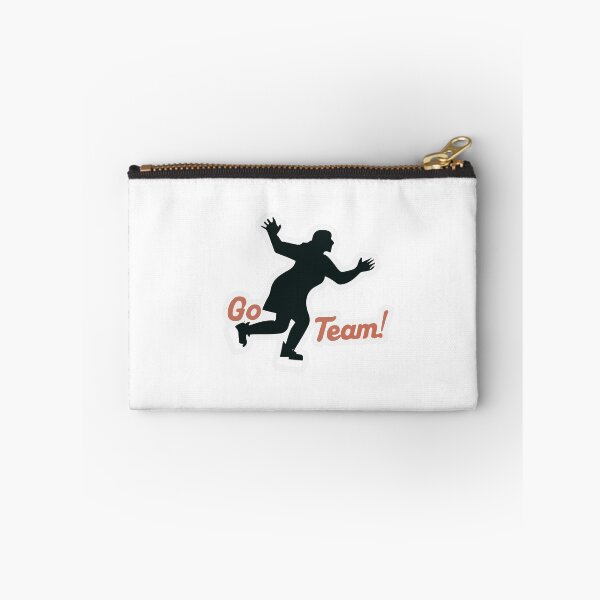 Item preview, Hockey Mom Silhouette Cheering 'Go Team!' designed and sold by NiftyWrx.