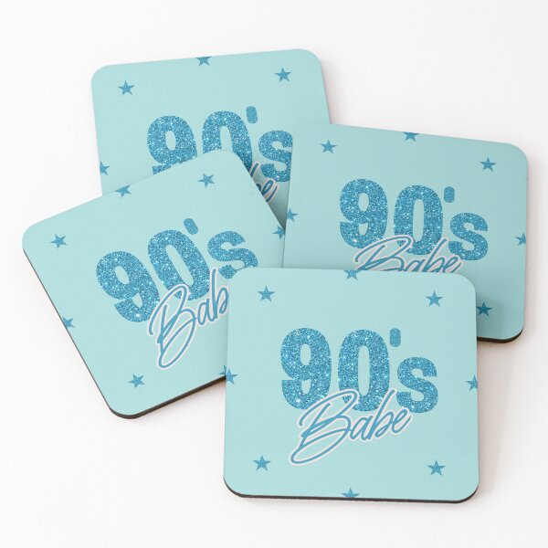 Item preview, 90's Babe in light blue designed and sold by MY COLORING DRAW.