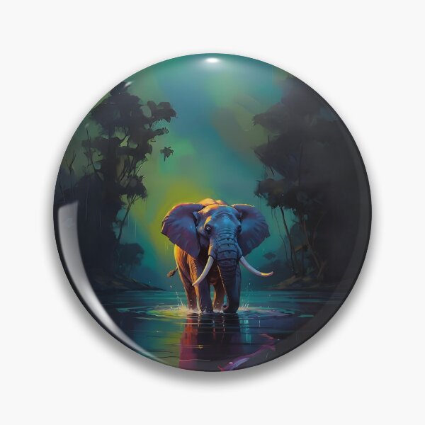 Item preview, Multi Coloured  Elephant Art, designed and sold by Obsidian Ink by Wilshire.
