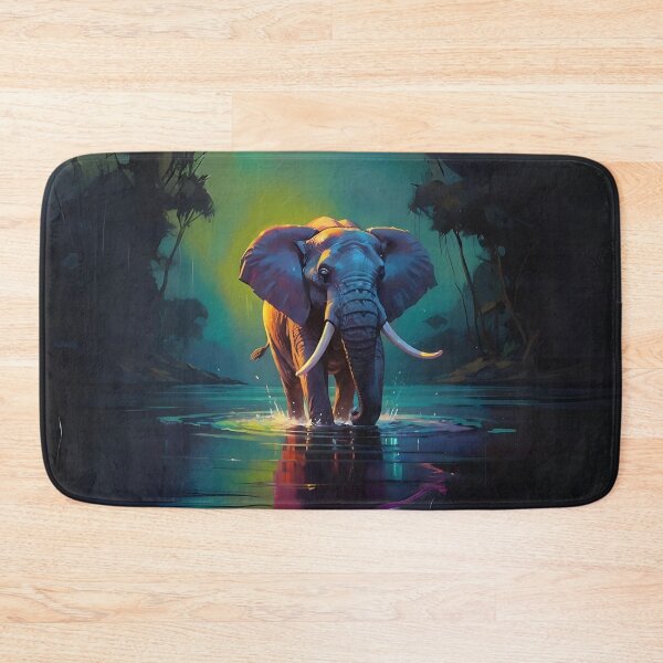 Item preview, Multi Coloured  Elephant Art, designed and sold by Obsidian Ink by Wilshire.