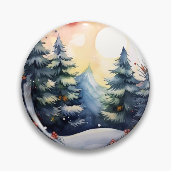 Item preview, Snowy forest designed and sold by Sol-threads.