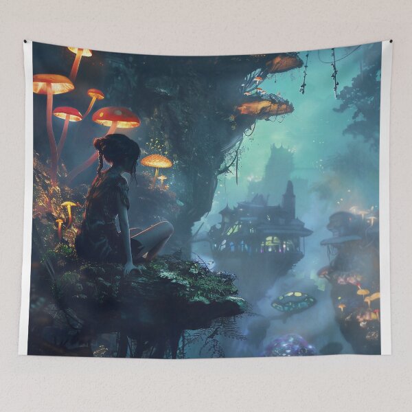 Item preview, Whispers of the Moonlit Grove designed and sold by oanaunciuleanu.
