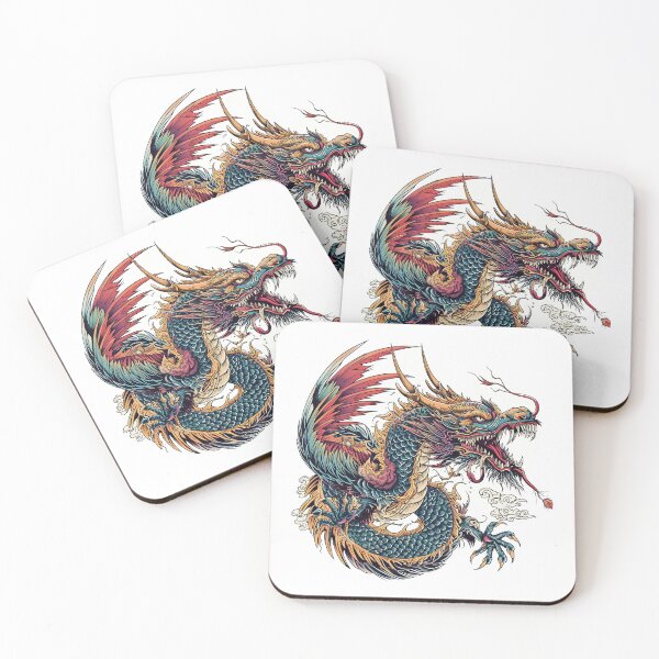 Item preview, Japanese Style Dragon designed and sold by Lucy Goosy Art.