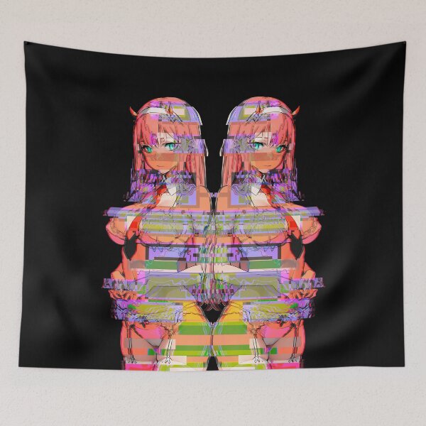 Item preview, Zero Two 002 Anime Aesthetic Glitch Edit designed and sold by MikaseSan.
