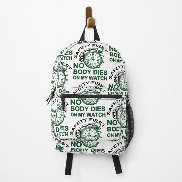 Item preview, Safety First; Nobody Dies On My Watch;  designed and sold by StickerApe.
