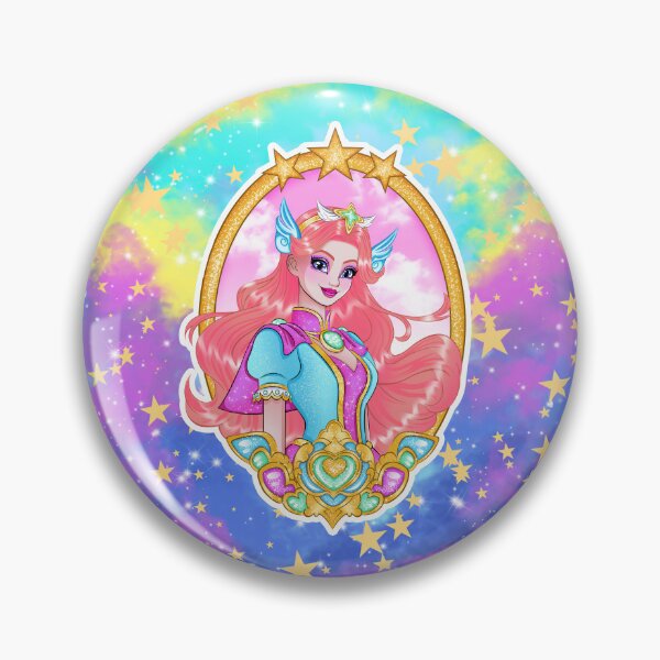 Item preview, Magical Girl Elara Lightfeather Original Fantasy Superhero Character With Stars and Gemstones designed and sold by KlaryssaNicole.