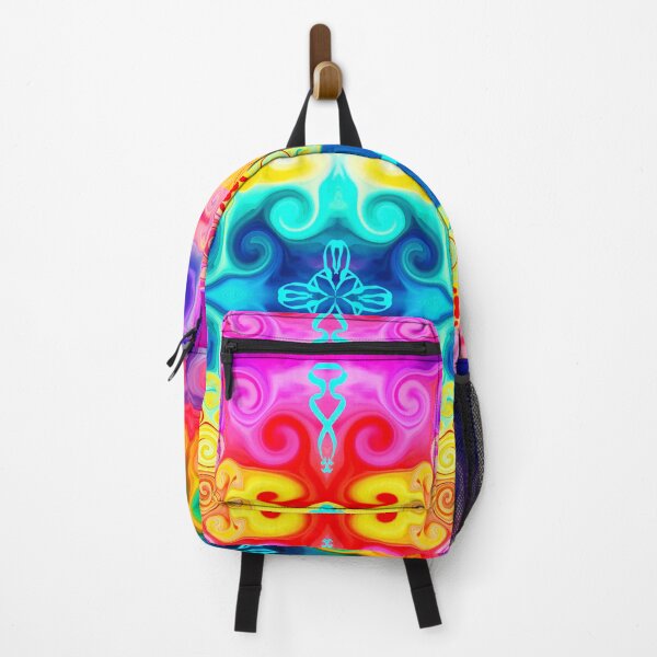 Item preview, Vibrant multicoloured symmetrical pattern designed and sold by Fantacaroo Designs.