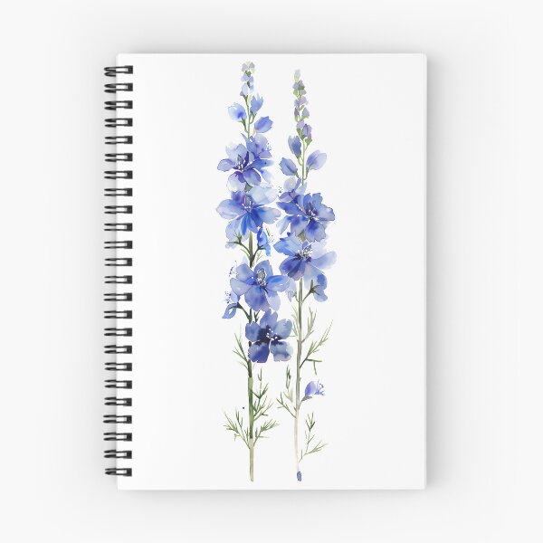 Item preview, Watercolor Delphinium Flower designed and sold by junkydotcom.