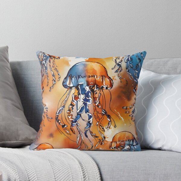 Item preview, The Blue-Orange Jellyfish  Design  designed and sold by Lordilyes.