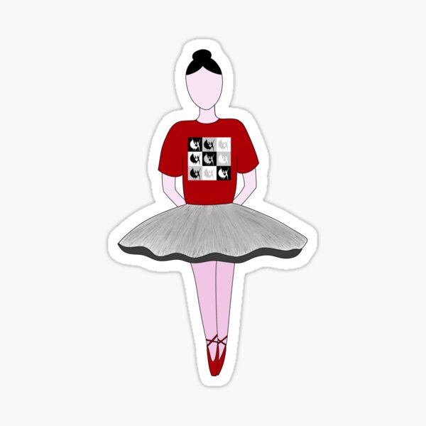 Dancenter Ballerina Sticker