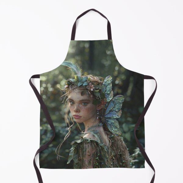 Item preview, Young fairy in the forest designed and sold by ArtemisDesignAI.