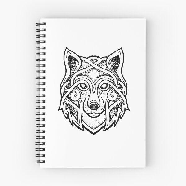Item preview, Wolf spirit celtic style designed and sold by BlackForge.