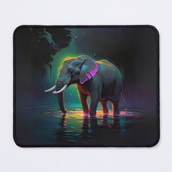 Item preview, Multi Coloured  Elephant Art, designed and sold by Obsidian Ink by Wilshire.