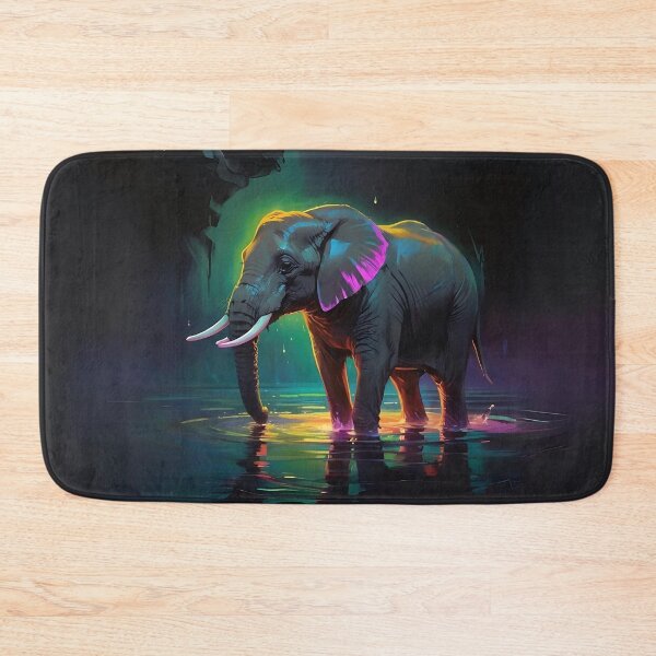 Item preview, Multi Coloured  Elephant Art, designed and sold by Obsidian Ink by Wilshire.