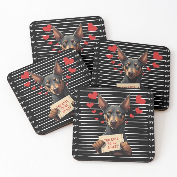 Item preview,  Prisoner Dog Australian Kelpie "Too Cute To Be Guilty" designed and sold by GoodyPaws.