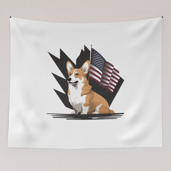 Item preview, Patriotic Corgi designed and sold by Peter Stawicki.
