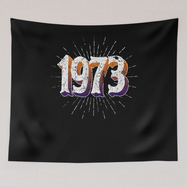 Item preview, 45th Birthday Unisex Distressed T Shirt 70s Vintage 1973s designed and sold by roarr.