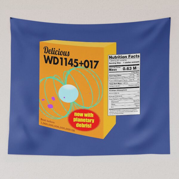Item preview, White Dwarf WD1145+017 Cereal with Nutritiion Information designed and sold by BrushAndPen.