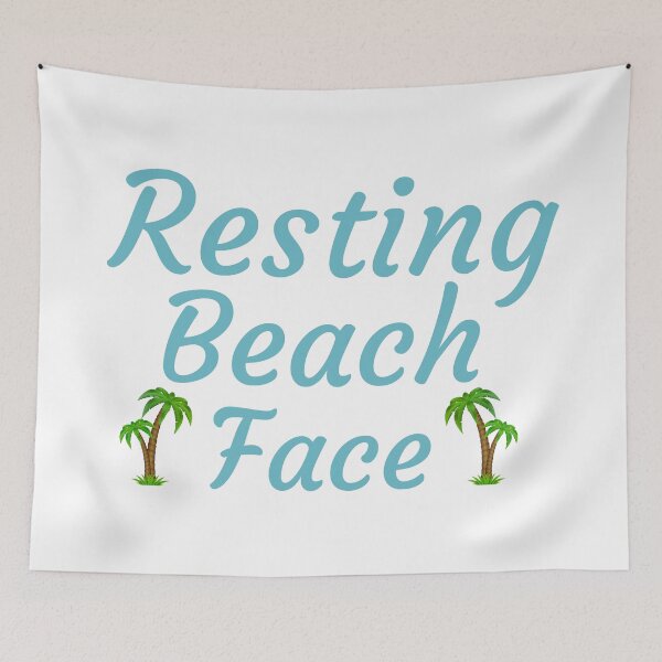 Item preview, Resting beach face designed and sold by Josie37.