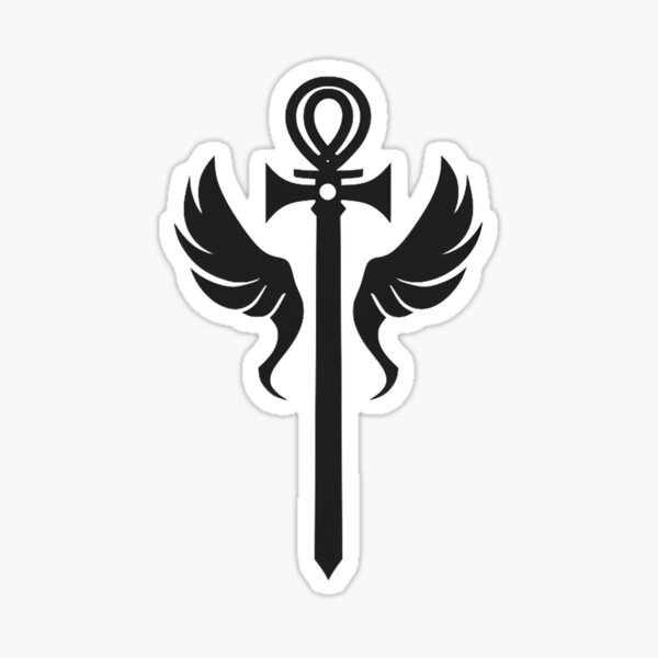 Symbol of Osiris - The Ankh Cross of Egyptian Mythology Sticker
