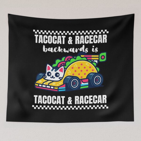 Item preview, Tacocat & Racecar Backwards is Tacocat & Racer designed and sold by BeansHotTees.