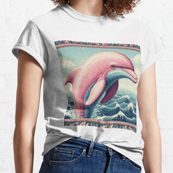 The Pink Dolphin T Shirts for Sale Redbubble