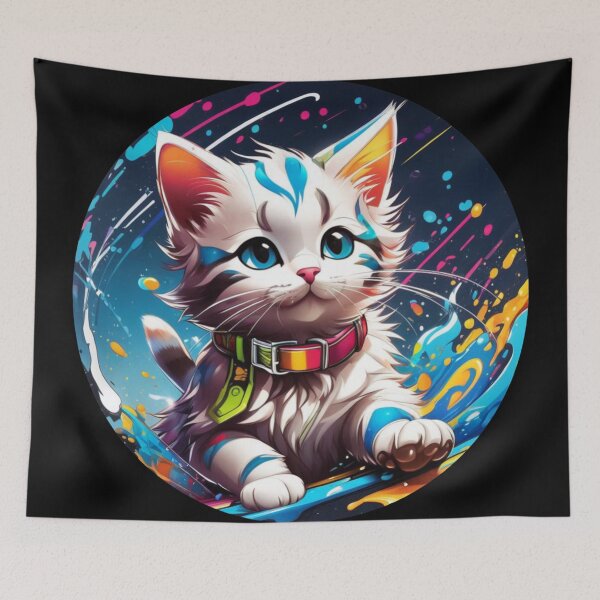 Item preview, Graffiti Kitten designed and sold by pUNKnown.