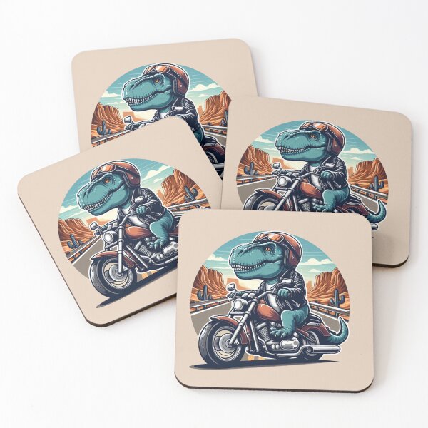 Item preview, T-Rex Biker designed and sold by Myra365Art.