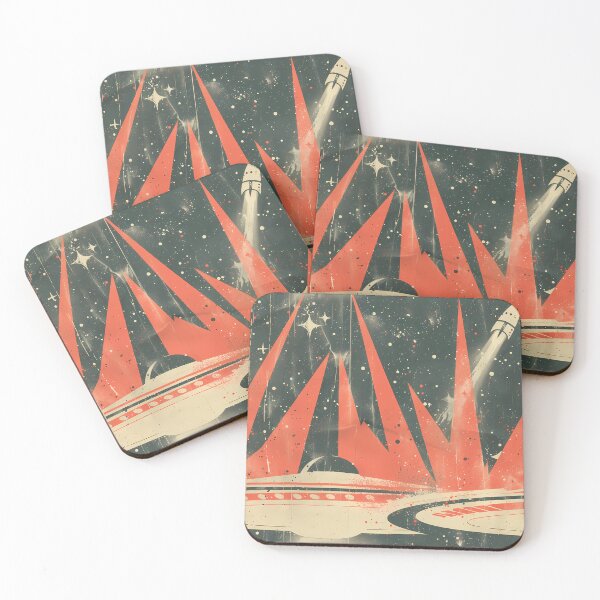 Item preview, Retro UFO Throwback Theme – Seamless designed and sold by GalacticLabs.