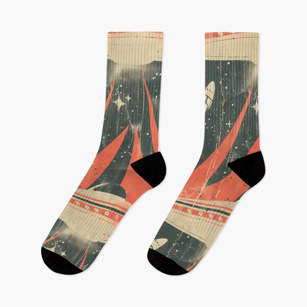 Item preview, Retro UFO Throwback Theme – Seamless designed and sold by GalacticLabs.