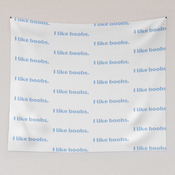 Item preview, I like boobs., v13a, light blue | @lilsboobthangs designed and sold by lilsboobthangs.