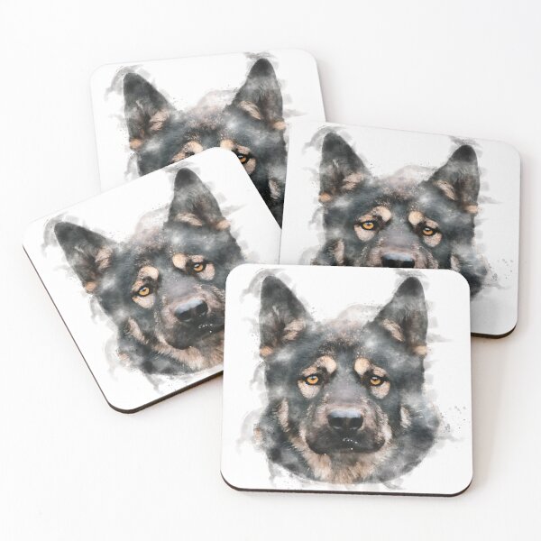 Item preview, Lapponian Herder Watercolour Artwork designed and sold by Typeglyphs.