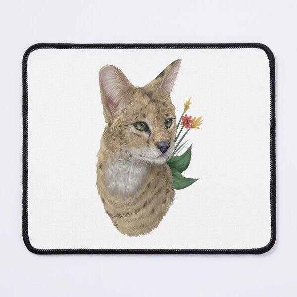 Item preview, Serval Flower Cat designed and sold by Modsecai.