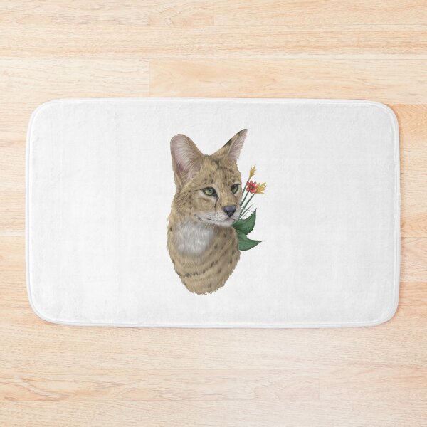 Item preview, Serval Flower Cat designed and sold by Modsecai.