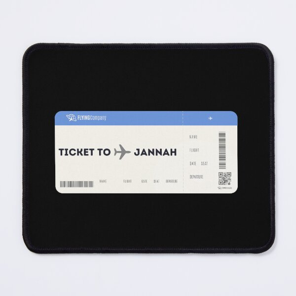 Item preview, ticket to Jannah designed and sold by Ashi17.