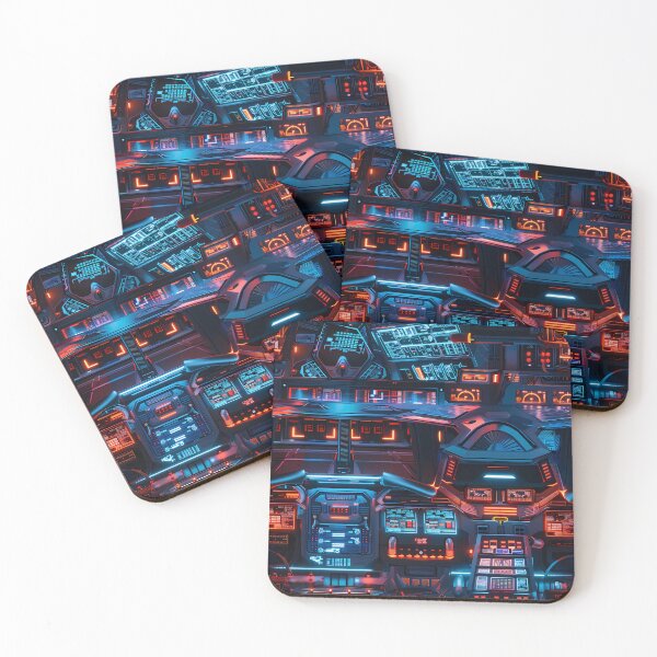 Item preview, Space Command Deck – Seamless designed and sold by GalacticLabs.