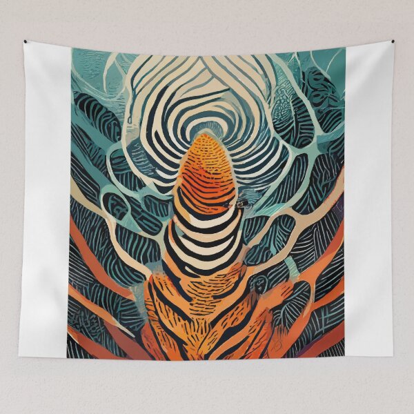 Item preview, Identity Whorls: Abstract Fingerprint Art designed and sold by bb-15artstudio.