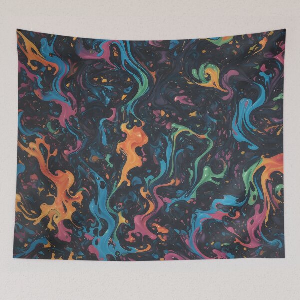 Item preview, Close-up of swirling liquids in muted colors with a more refined color designed and sold by MrKATORSKI.