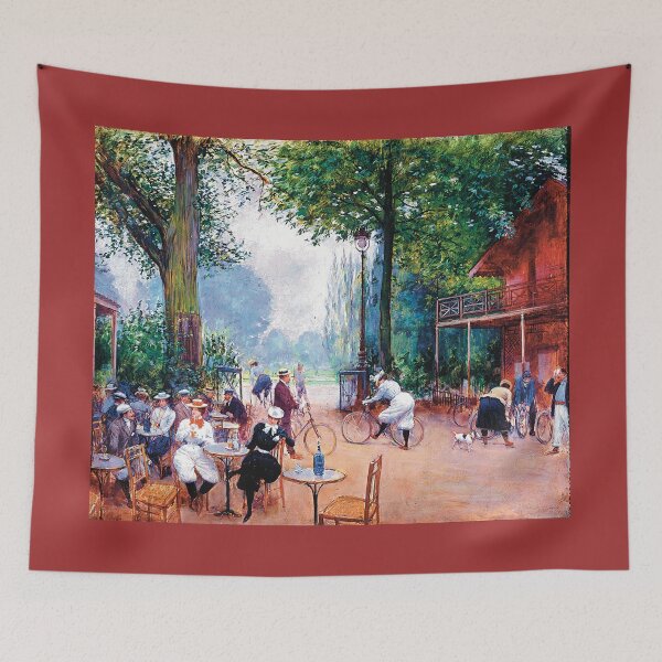 Item preview, Le Chalet du Cycle au bois de Boulogne, The Cycle Club in Boulogne, by Jean Beraud 1900 designed and sold by zeeposter.