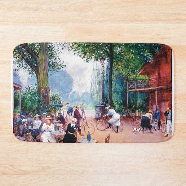 Item preview, Le Chalet du Cycle au bois de Boulogne, The Cycle Club in Boulogne, by Jean Beraud 1900 designed and sold by zeeposter.