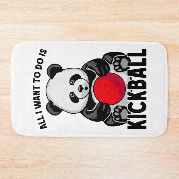 Item preview, Panda Kickball All I Want To Do Is Cute Funny Bear Player designed and sold by GrandeDuc.