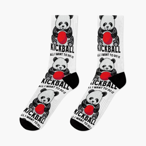 Item preview, Panda Kickball All I Want To Do Is Cute Funny Bear Player designed and sold by GrandeDuc.