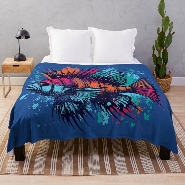 Item preview, Tropical Fish Ocean Graffiti Splatter designed and sold by Urban-Alien.
