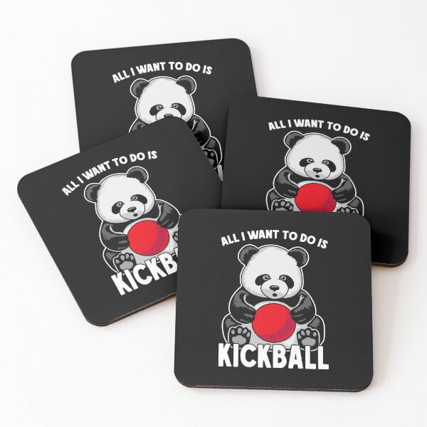Item preview, Panda Kickball All I Want To Do Is Cute Funny Bear Player designed and sold by GrandeDuc.